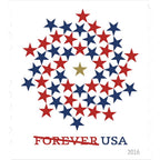 2016 Patriotic Spiral Forever Postage Stamps