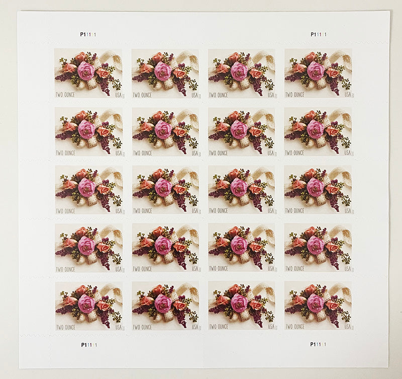 2020 Garden Corsage Two Ounce Forever Postage Stamps