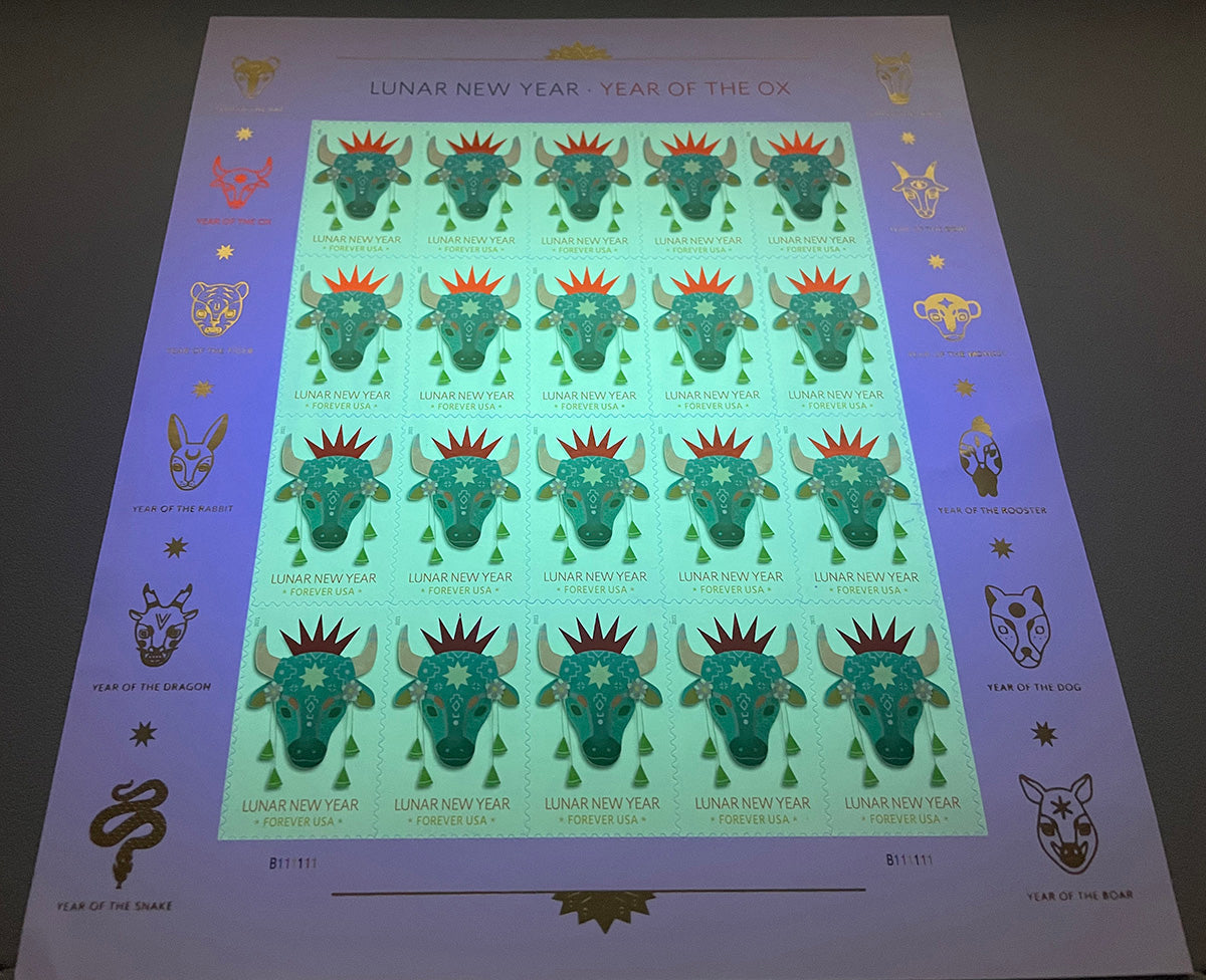 2021 Year of the Ox Celebrates Lunar New Year Forever Postage Stamps