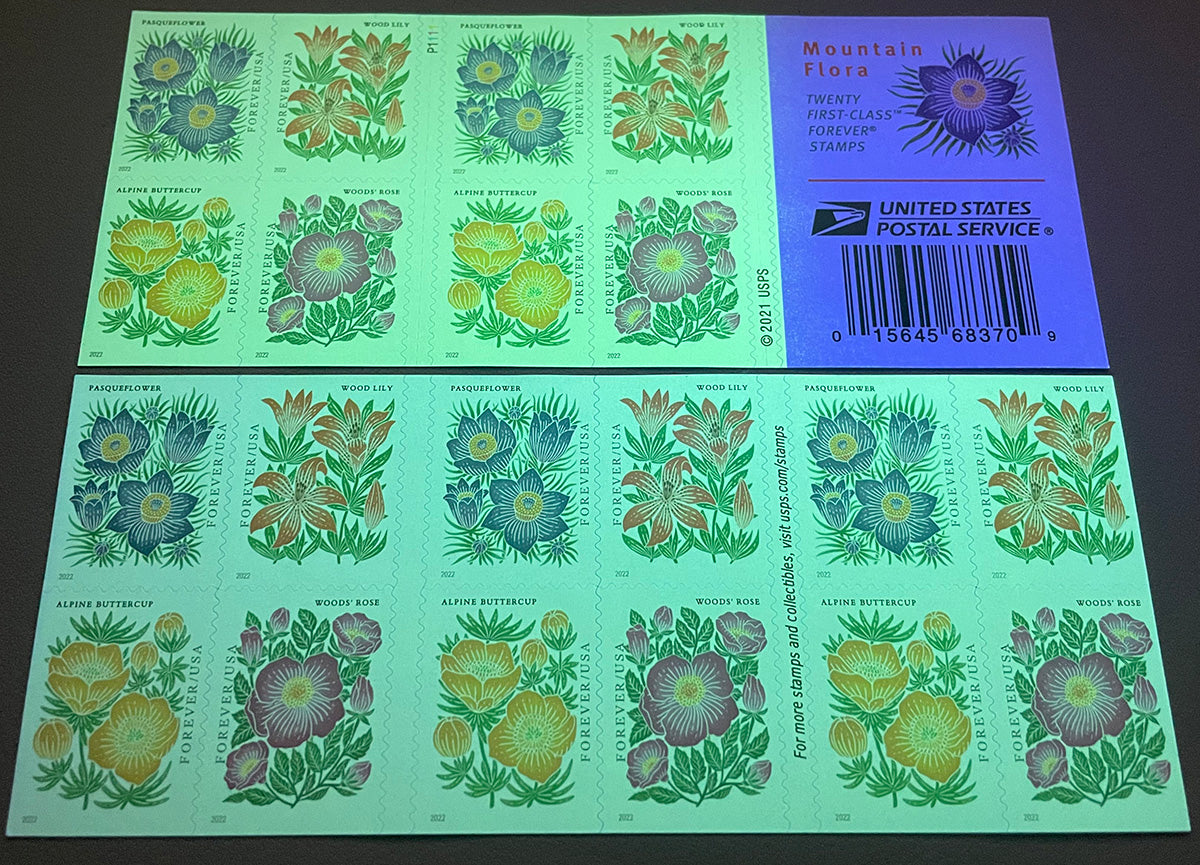 2022 Mountain Flora Flower Forever Postage Stamps