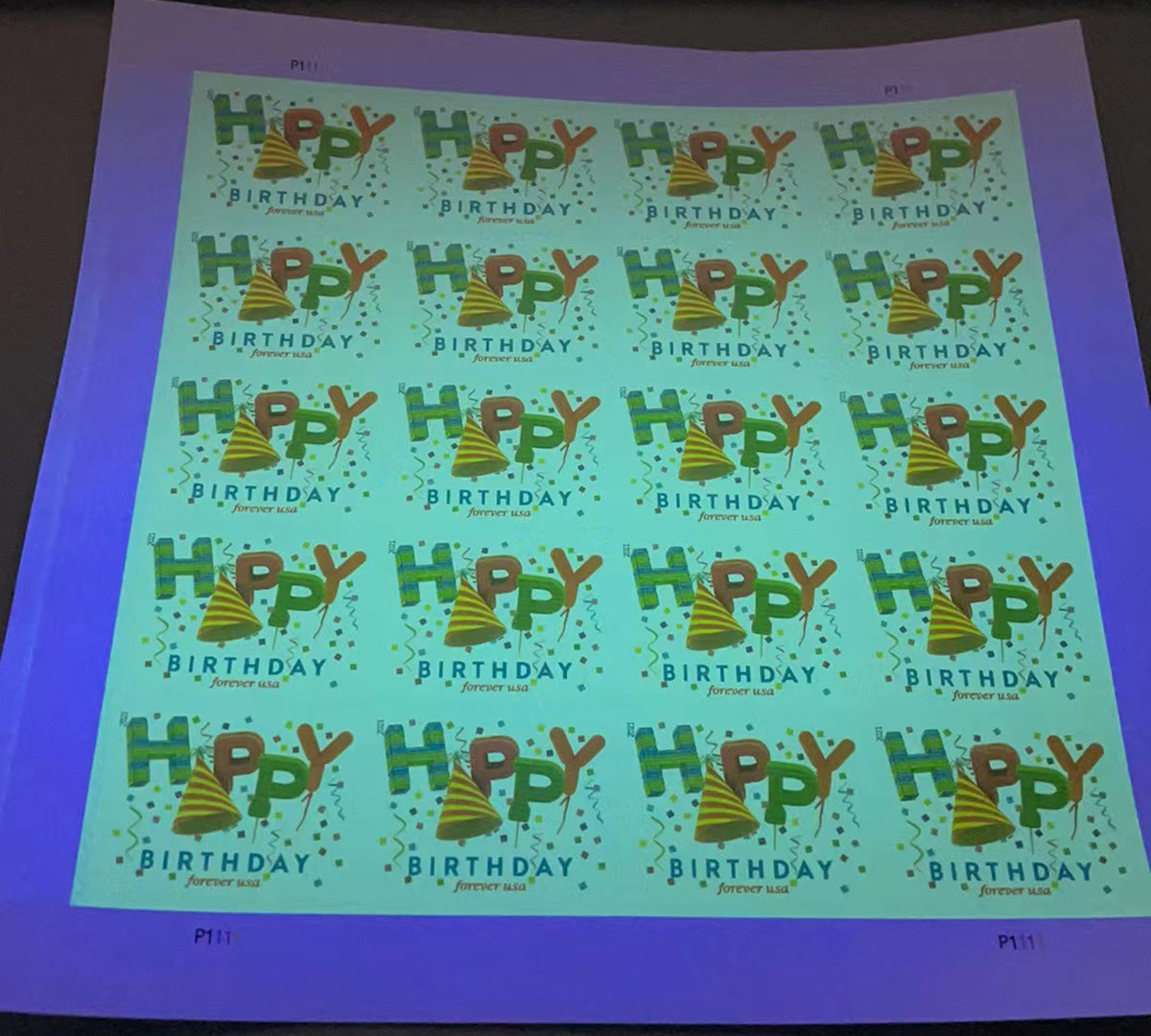 2021 Happy Birthday Forever Postage Stamps