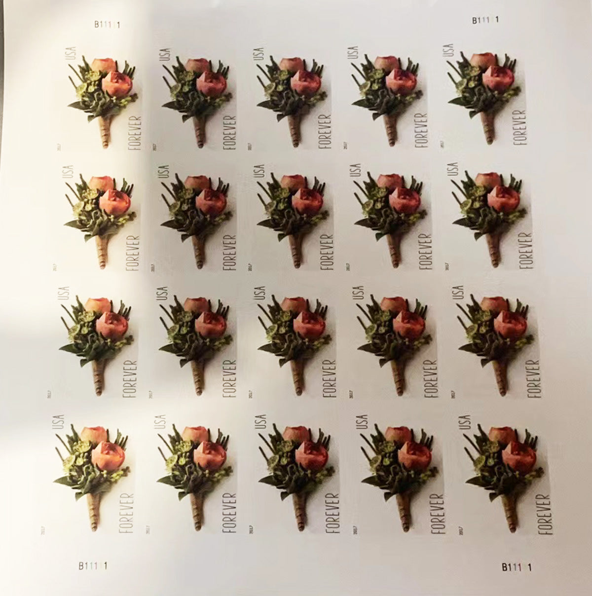 2017 Celebration Boutonniere Forever Postage Stamps