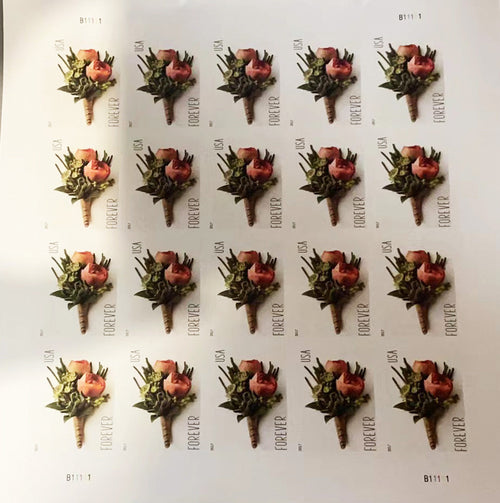 2017 Celebration Boutonniere Forever Postage Stamps