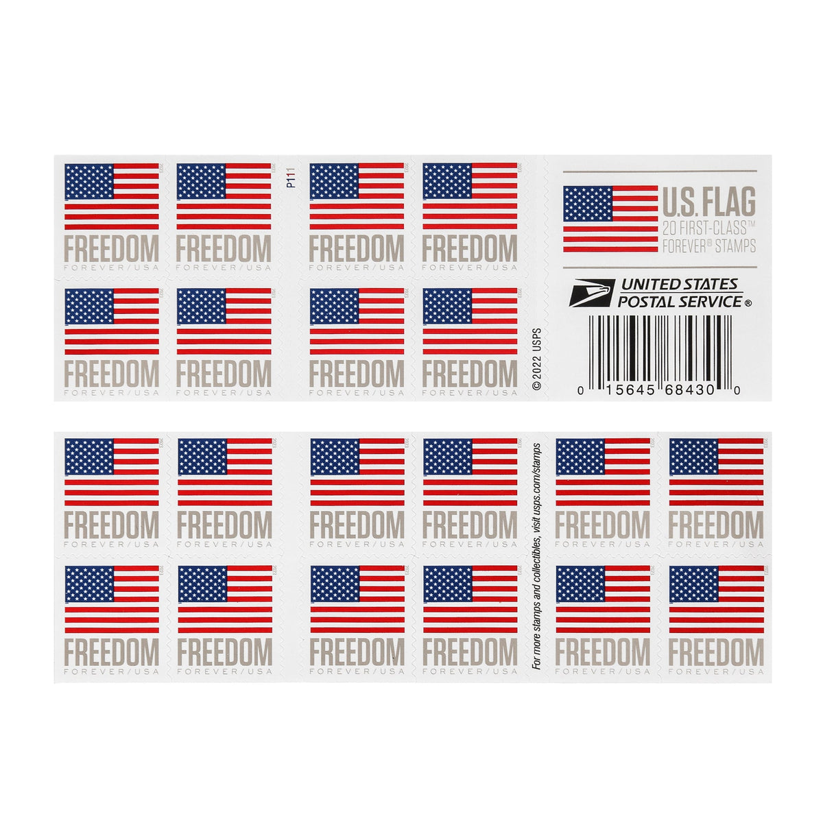 2023 U.S. Flag Stamps (Roll of 100)