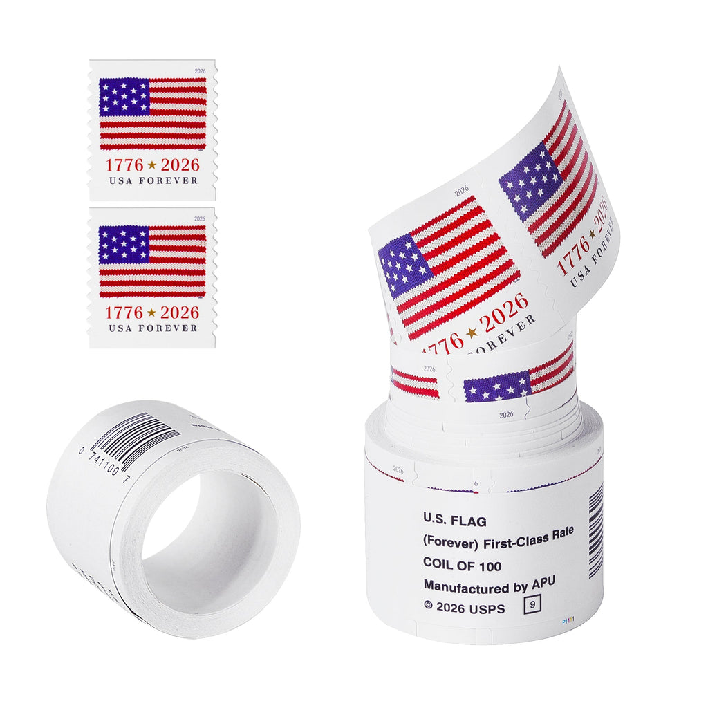2026 US Flags Rolls / Booklets / Sheets Forever First Class Postage Stamps