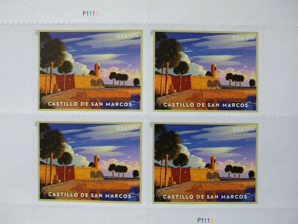 2021 Historic Castillo de San Marcos Stamp Issued for USPS Priority Mail