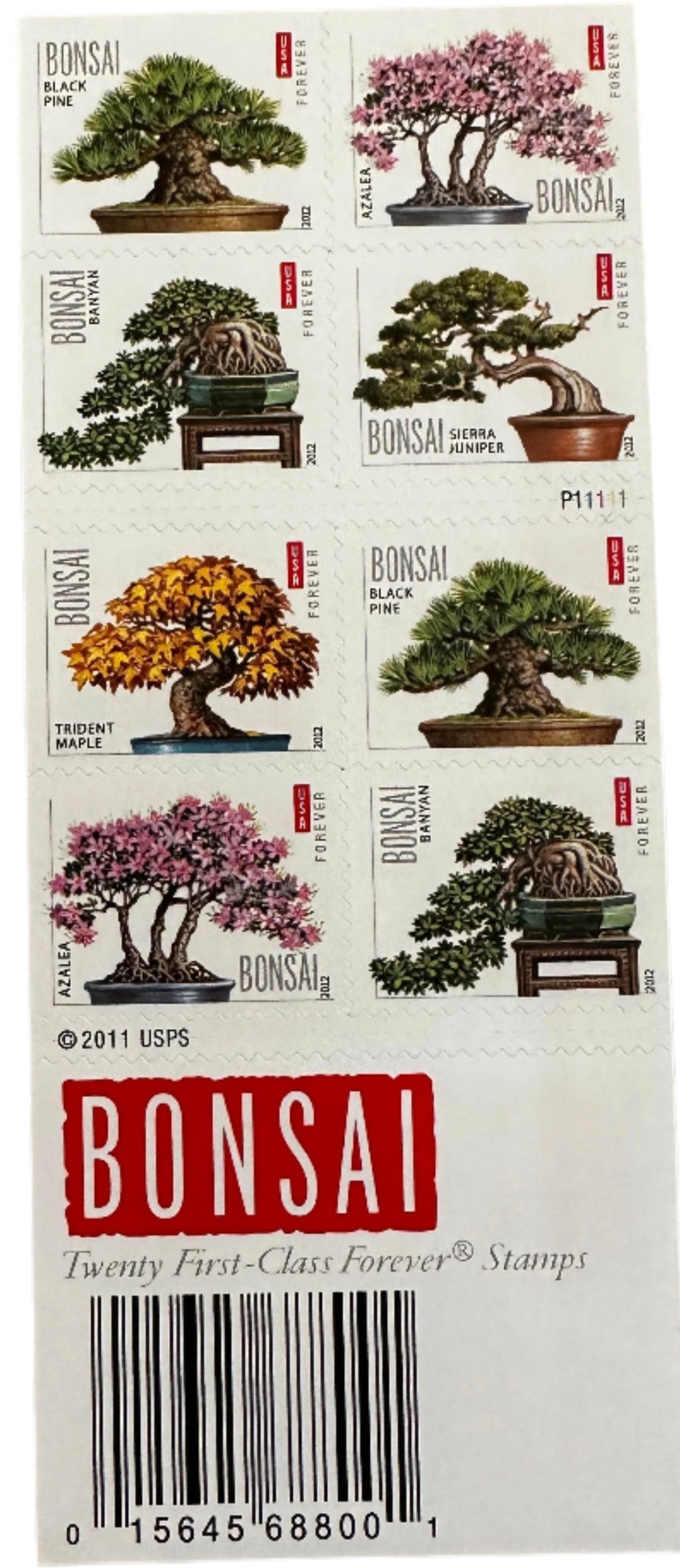 2021 Bonsai Tree Forever Postage Stamps