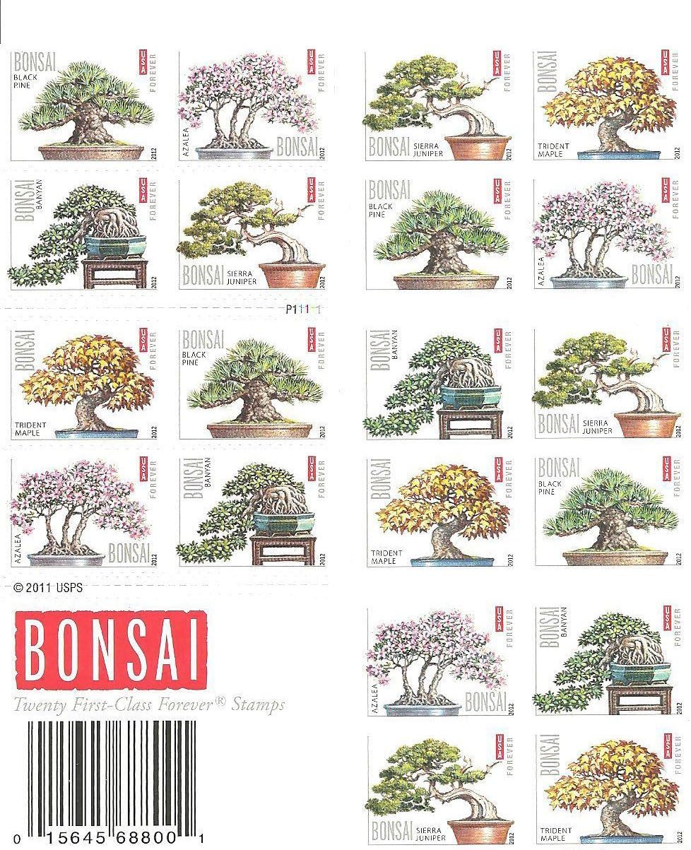 2021 Bonsai Tree Forever Postage Stamps