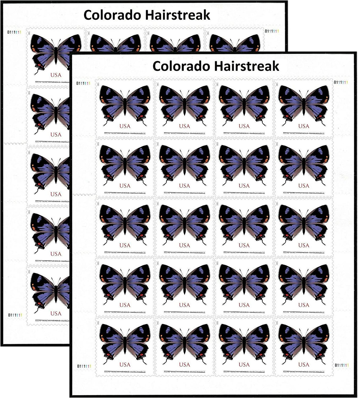 2021 Colorado Hairstreak Butterfly Forever Postage Stamps