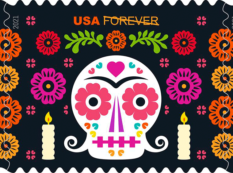 2021 Day of the Dead Forever Postage Stamps