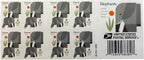 2022 Cartoon Elephants Star Forever Postage Stamps
