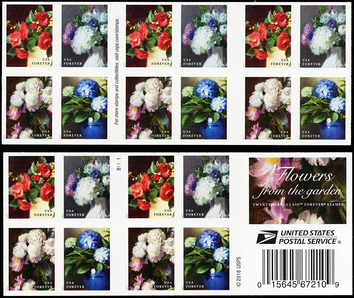 2017 Flowers From the Garden Forever Postage Stamps