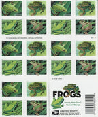 2019 Frogs Forever Postage Stamps