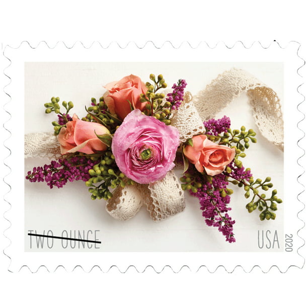 2020 Garden Corsage Two Ounce Forever Postage Stamps
