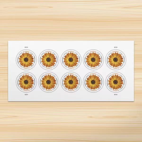 2022 Global African Daisy International Forever Postage Stamps