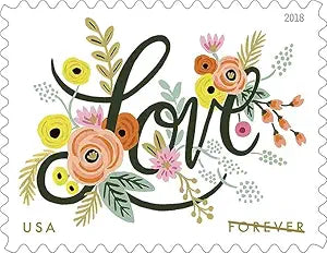 2018 Love Flourishes Forever Postage Stamps