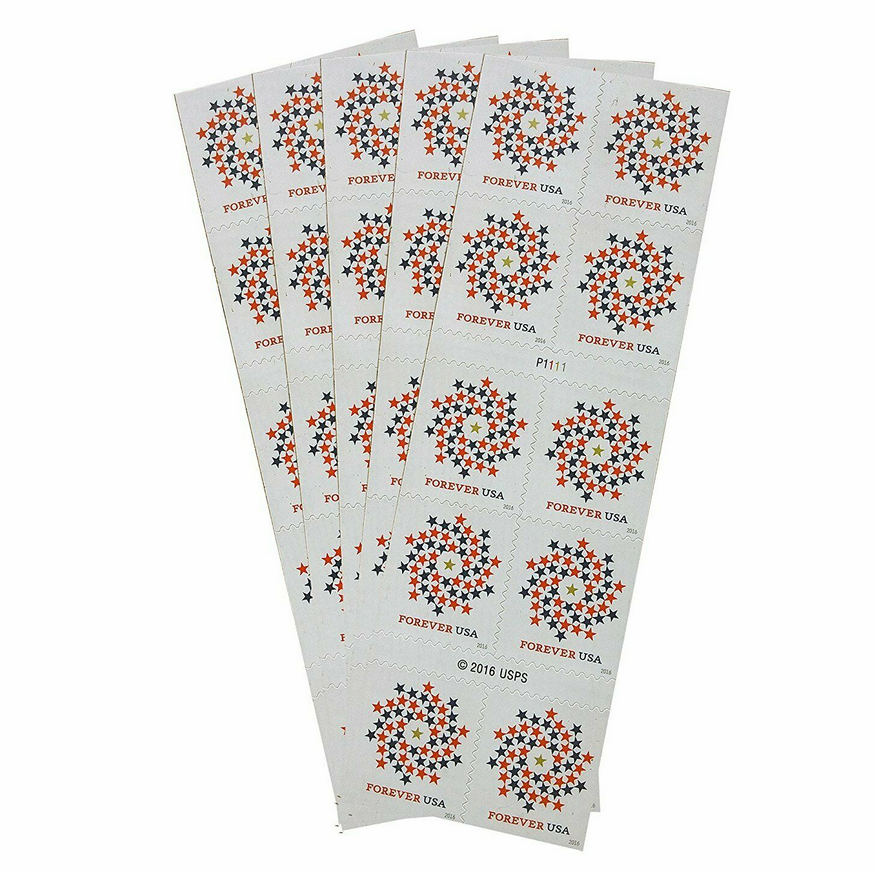 2016 Patriotic Spiral Forever Postage Stamps