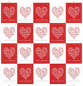 2015 Red and White Forever Postage Stamps