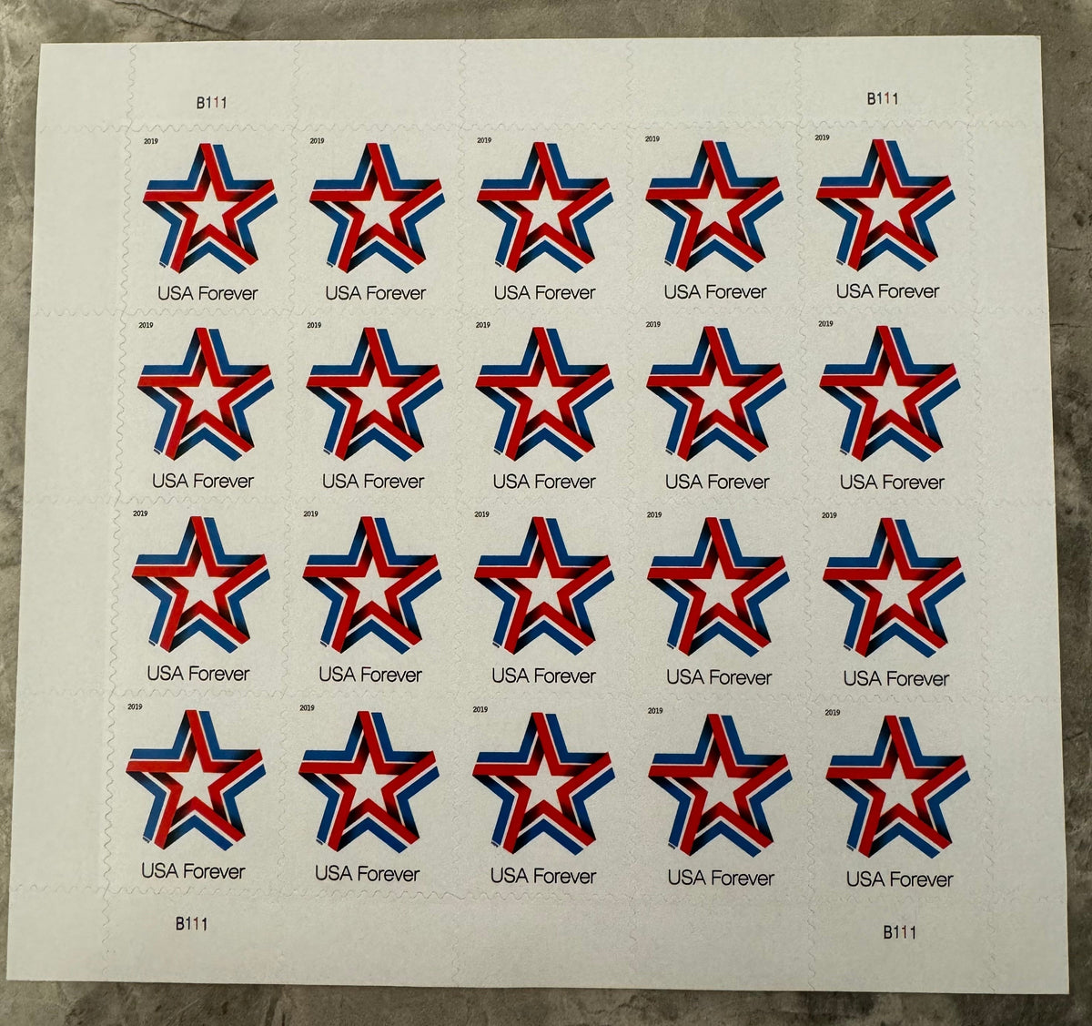 2019 Star Ribbon Forever Postage Stamps