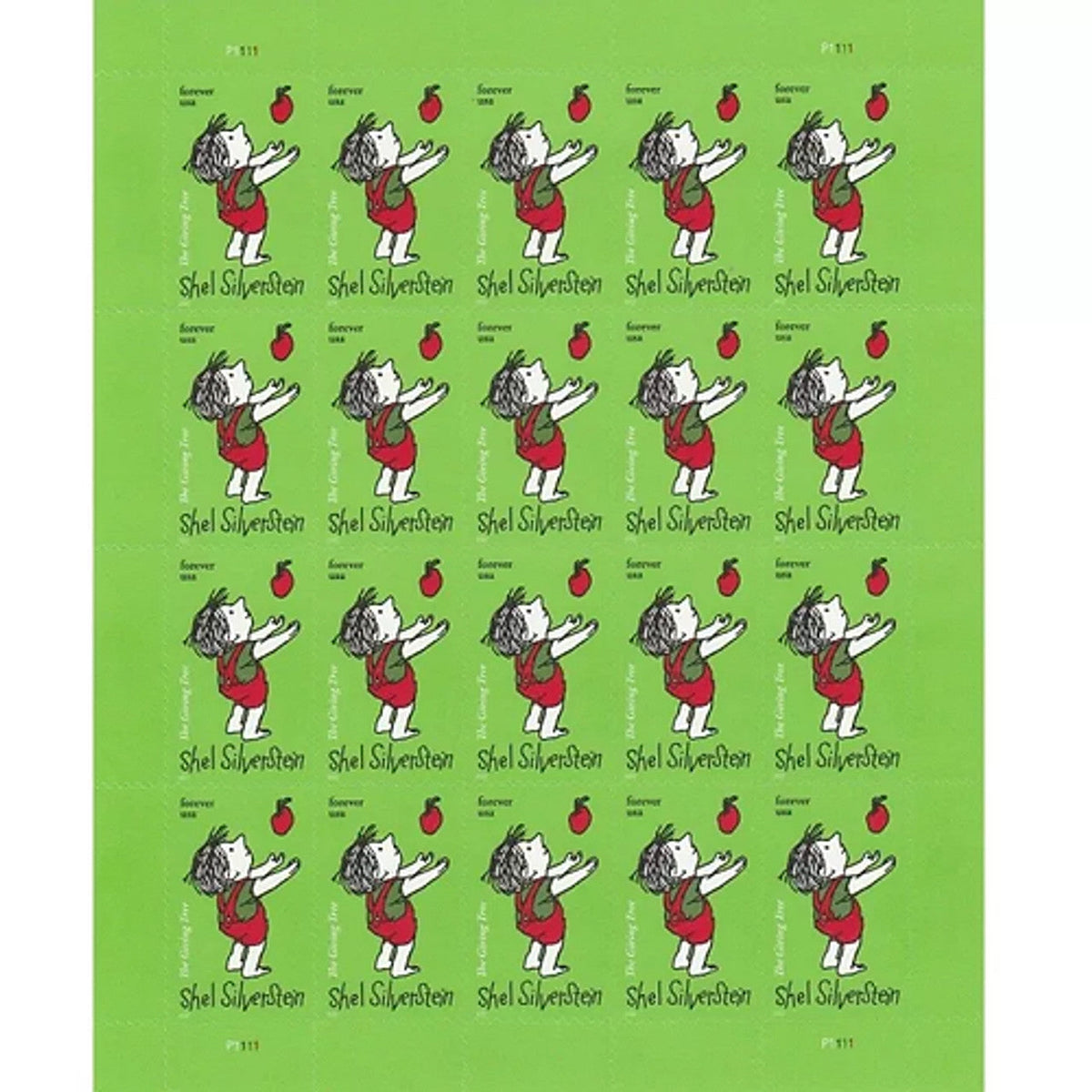 2022 Shel Silverstein Forever Postage Stamps