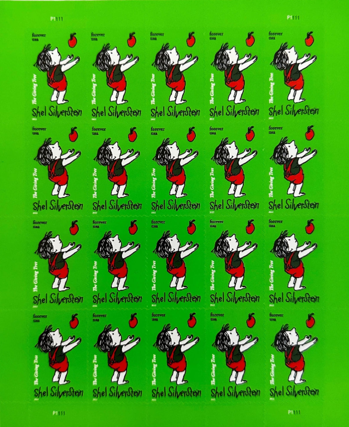 2022 Shel Silverstein Forever Postage Stamps