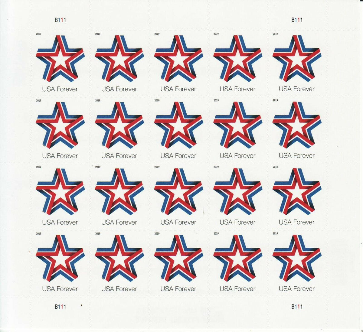2019 Star Ribbon Forever Postage Stamps
