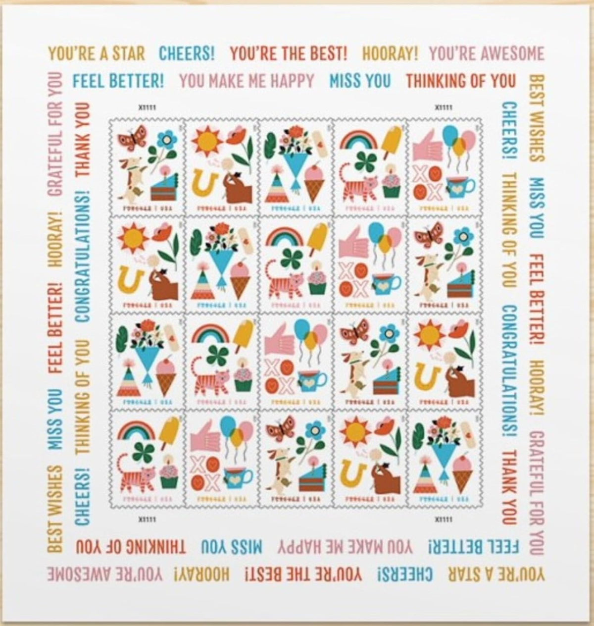 2023 Thinking of You Forever Postage Stamps