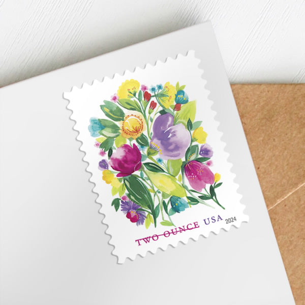 2024 Wedding Blooms Two Ounce Forever Postage Stamps