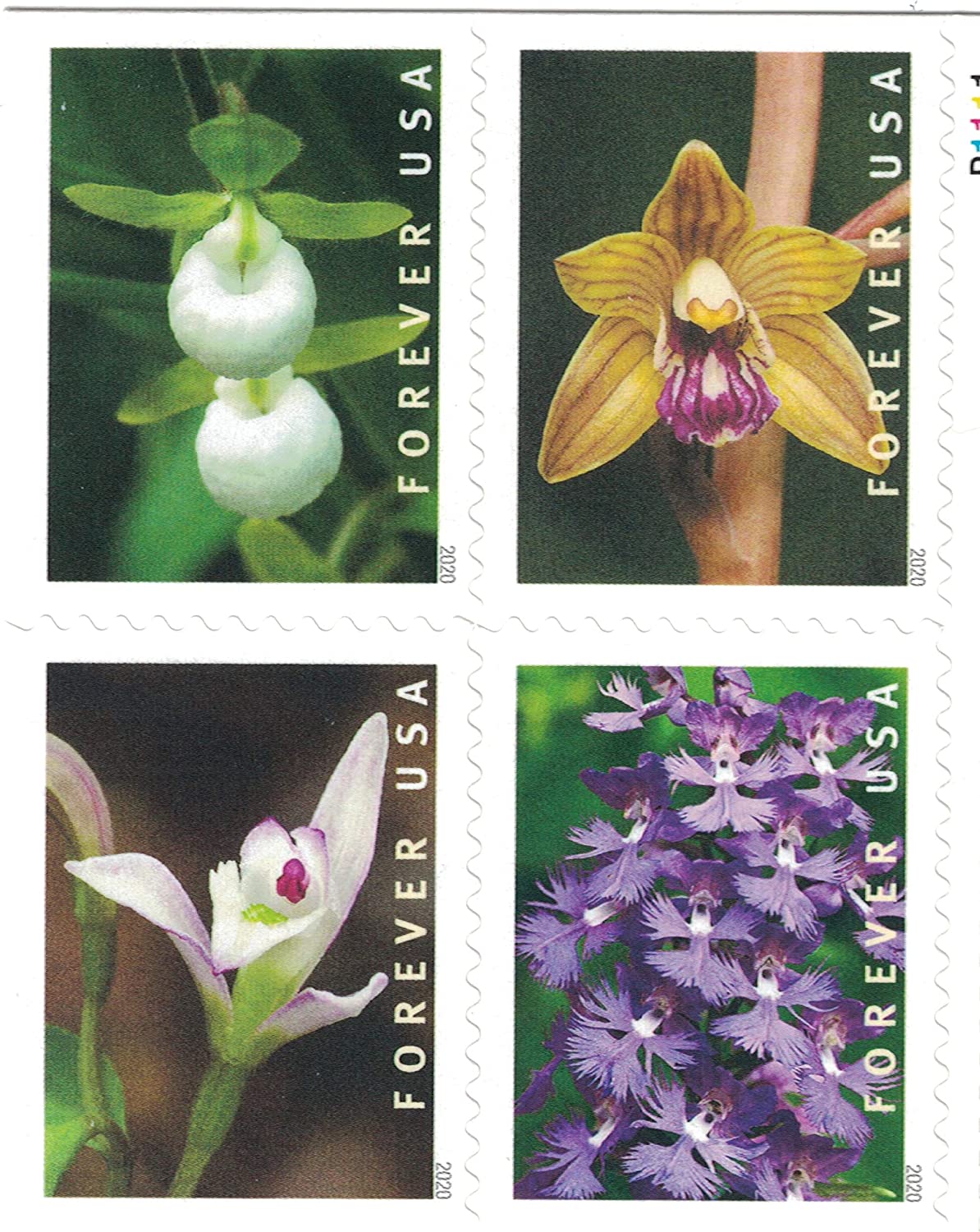 2020 Wild Orchids Forever Postage Stamps