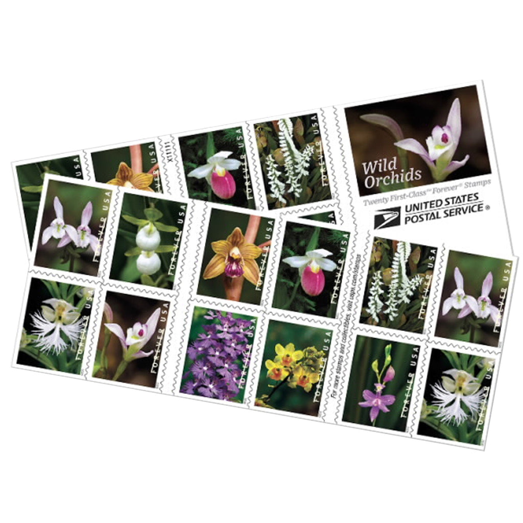 2020 Wild Orchids Forever Postage Stamps