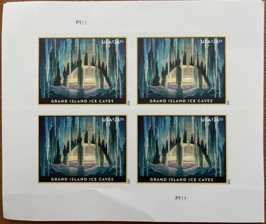 2020 USPS Grand Island Ice Cave Express Stamp – Limited Edition