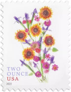 2022 Sunflower Bouquet Two Ounce Forever Postage Stamps
