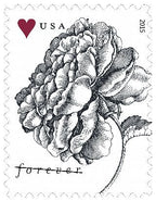 2015 Antique Vintage Rose Forever Postage Stamps